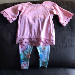 Lace trimmed top Outfit